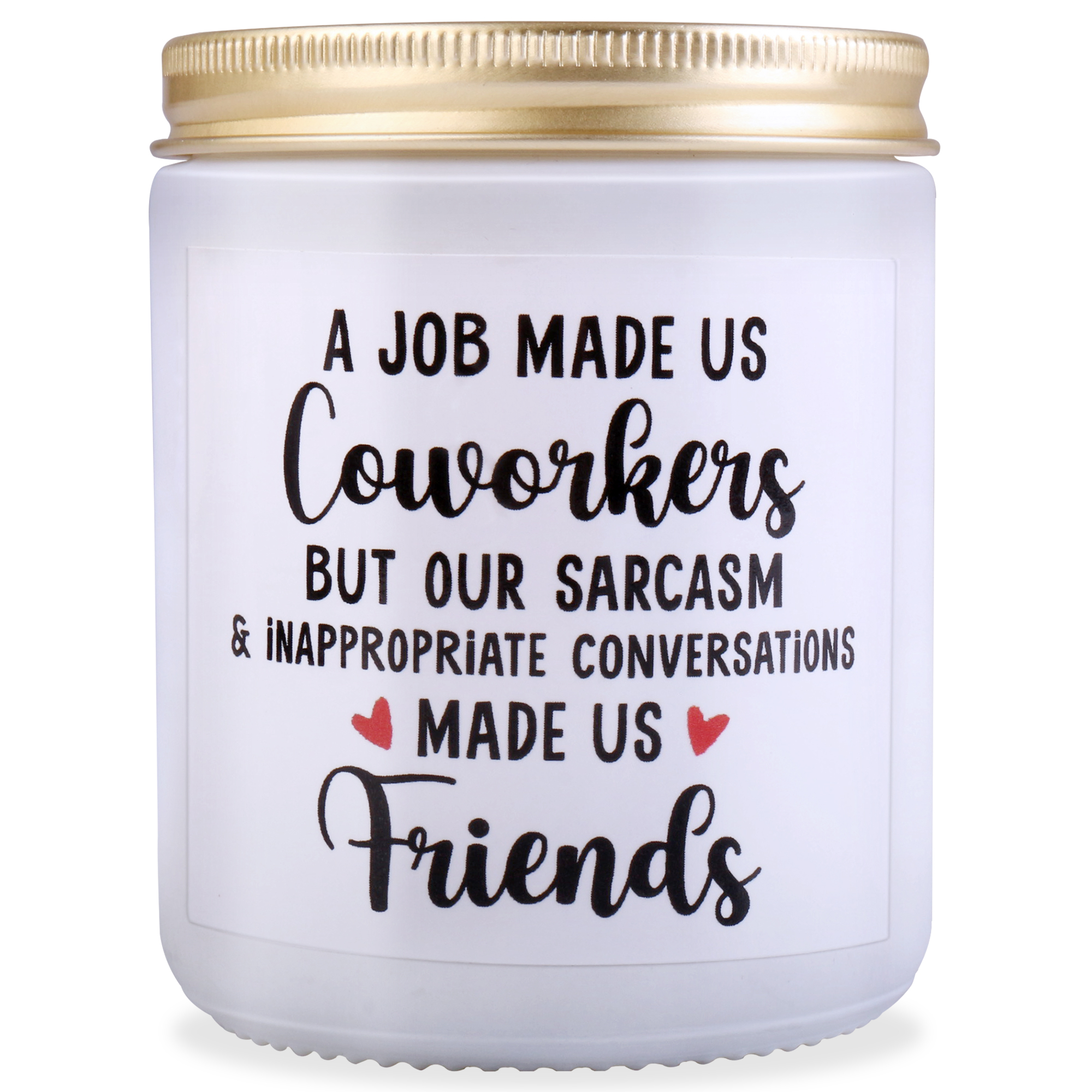 Close friends gather with candles