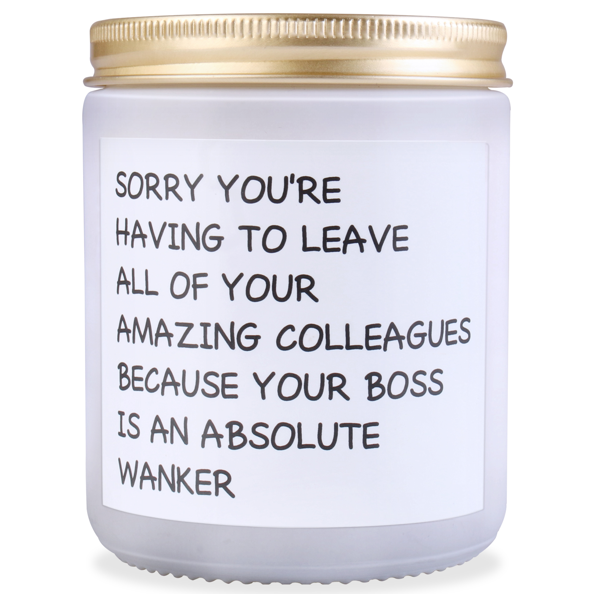 Workplace farewell candle