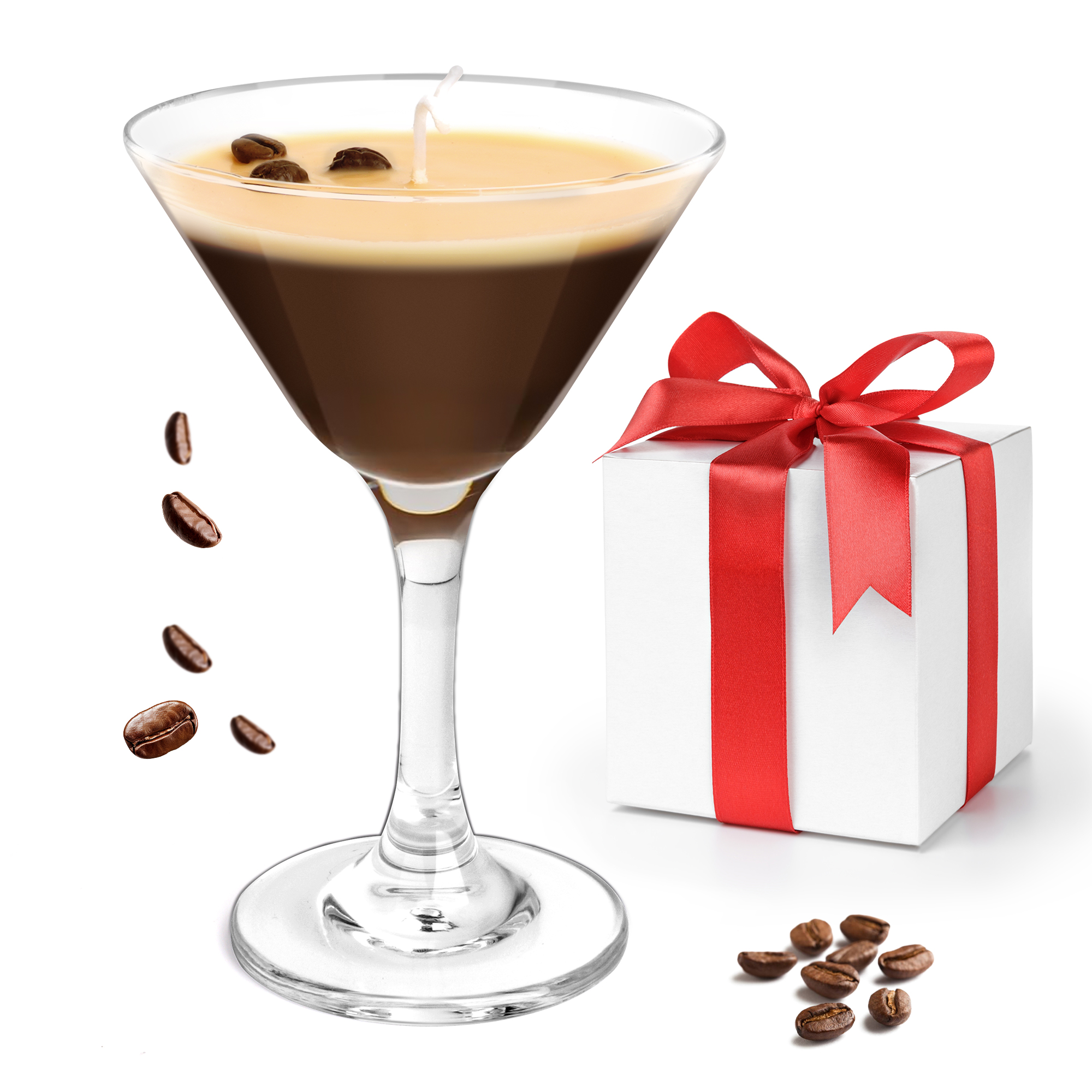 Coffee candle, fragrant and elegant candle