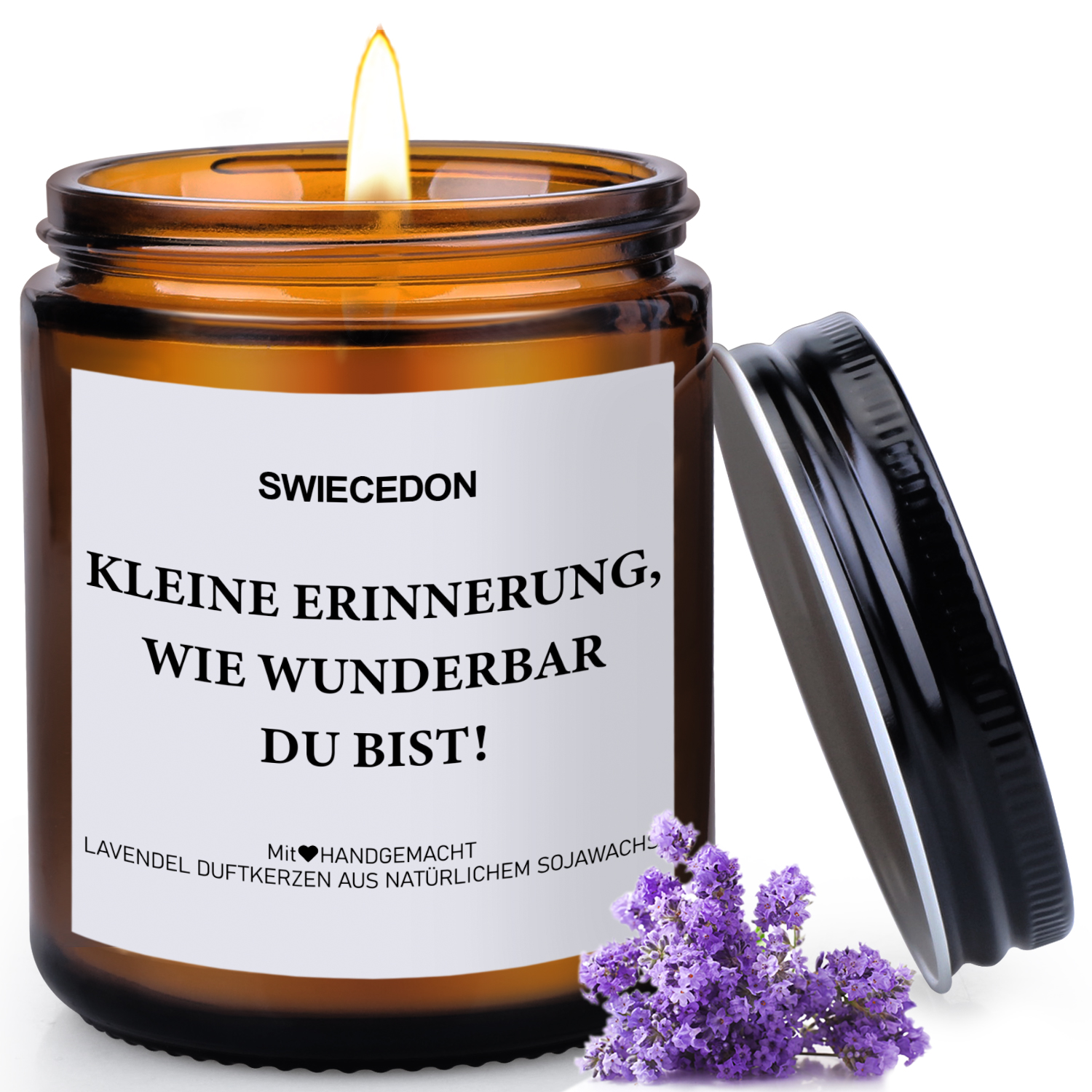 Soft light and strong fragrance candle