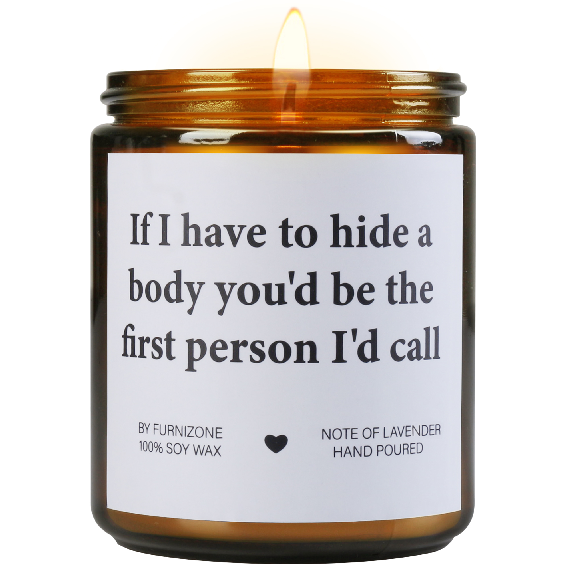 Close friends accompany candles