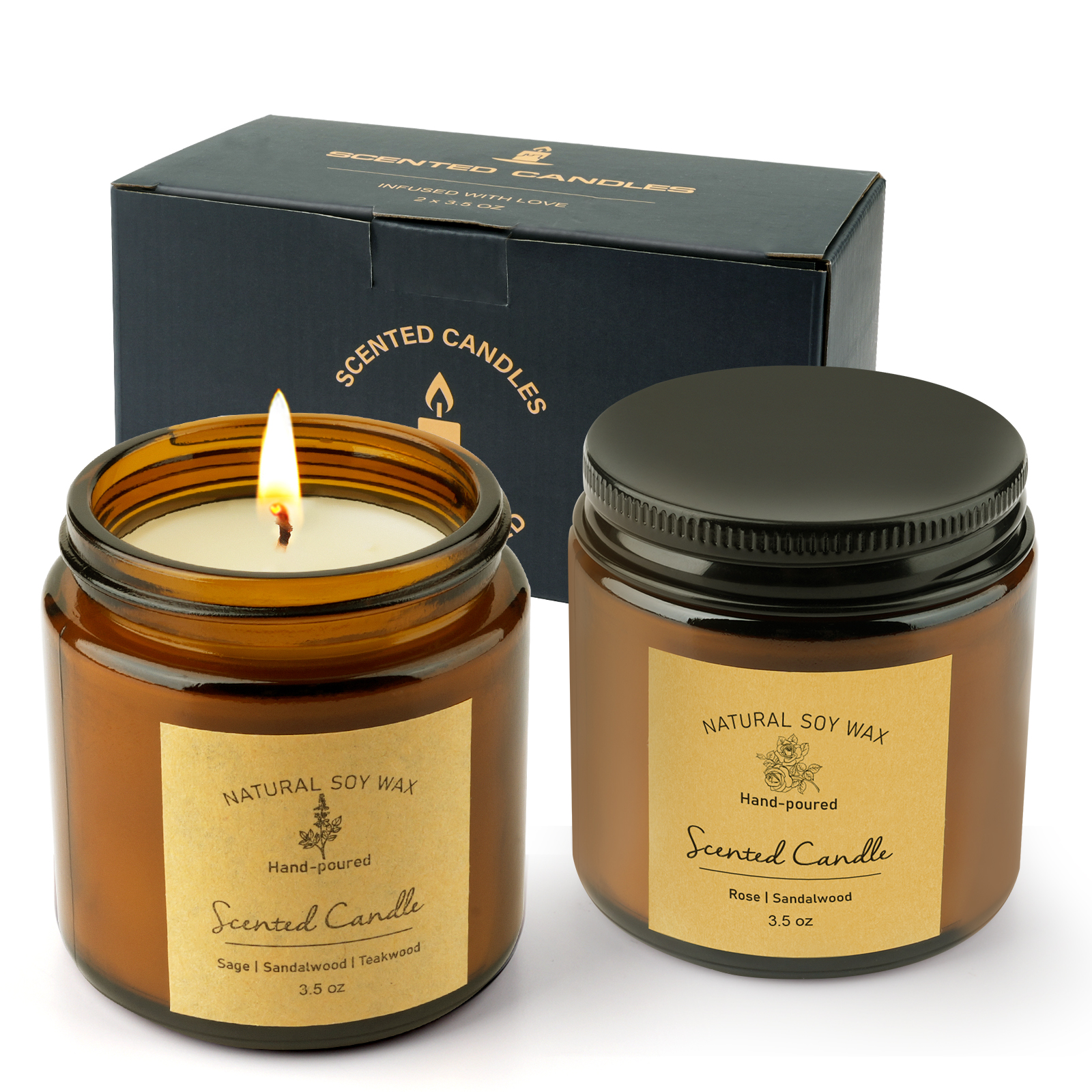 Strong Aroma Candle Gift Box
