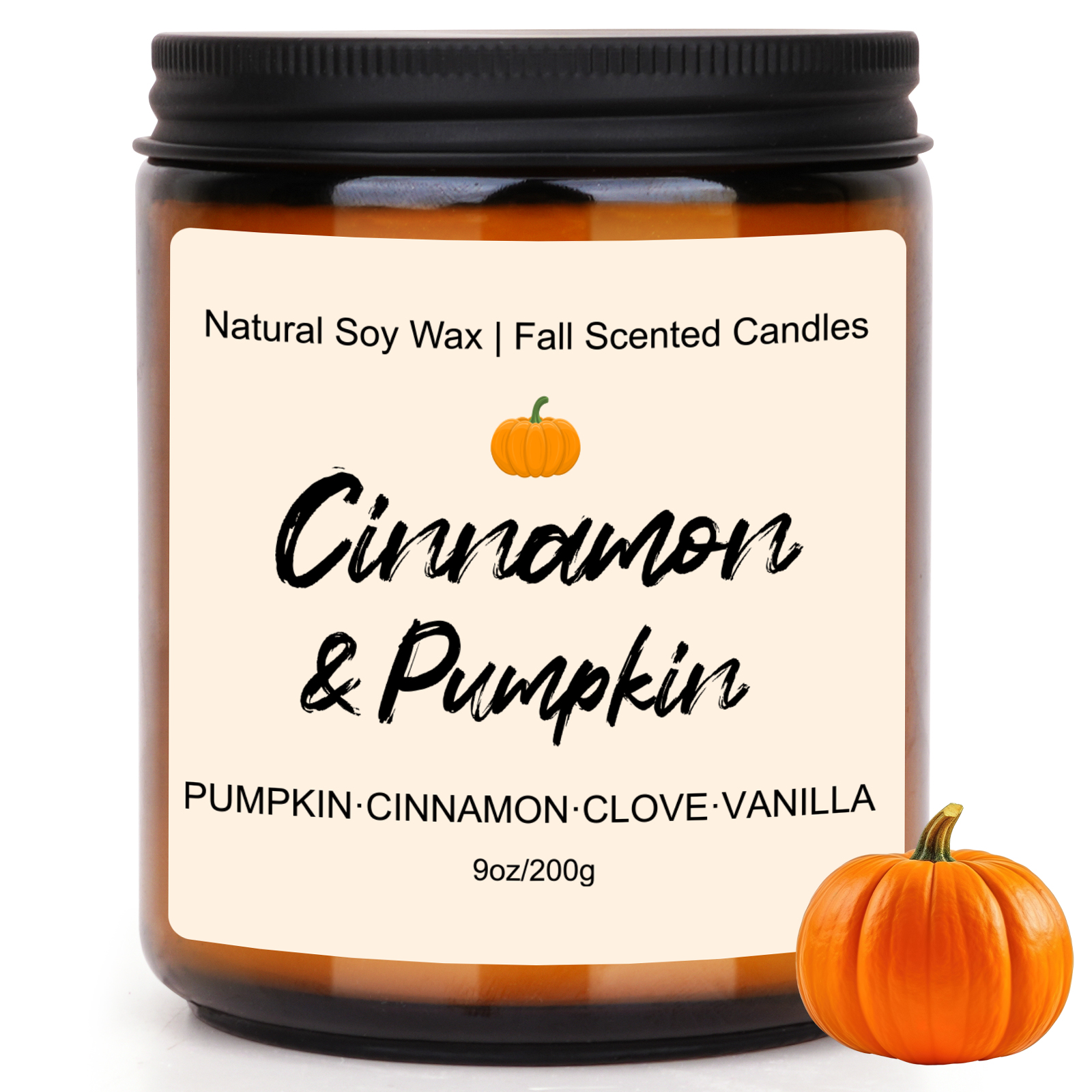 Pumpkin scented candles