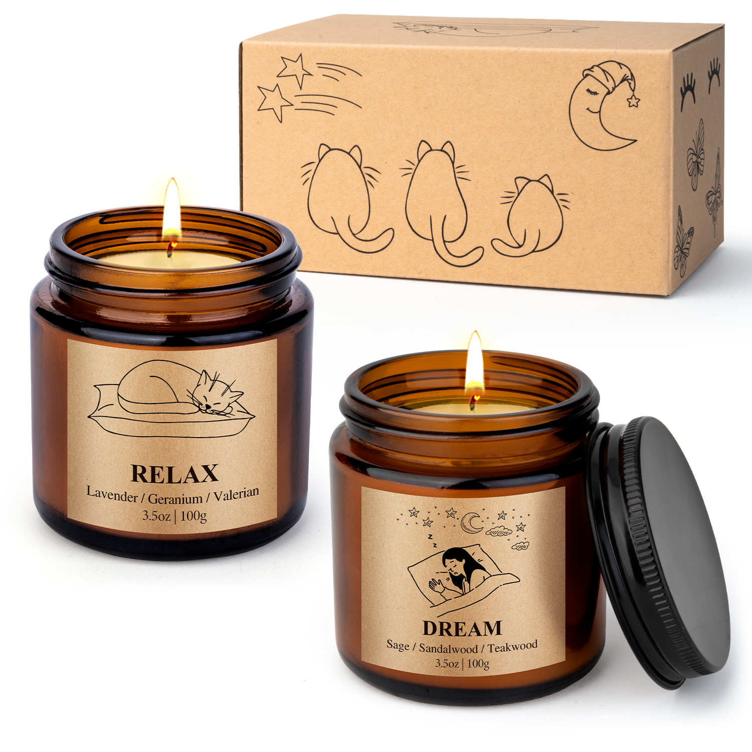 Lazy Aromatherapy Candle
