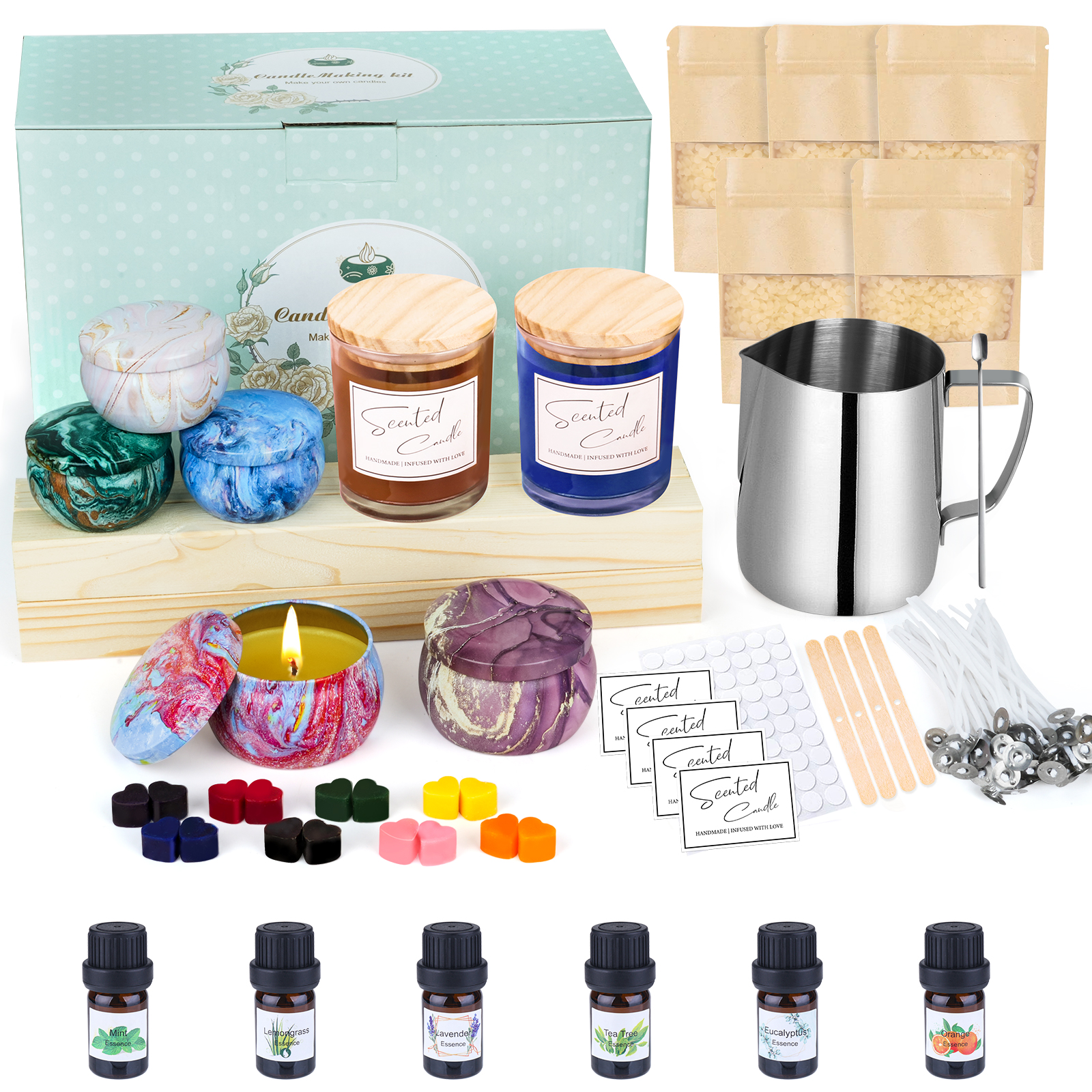 7 DIY Candles