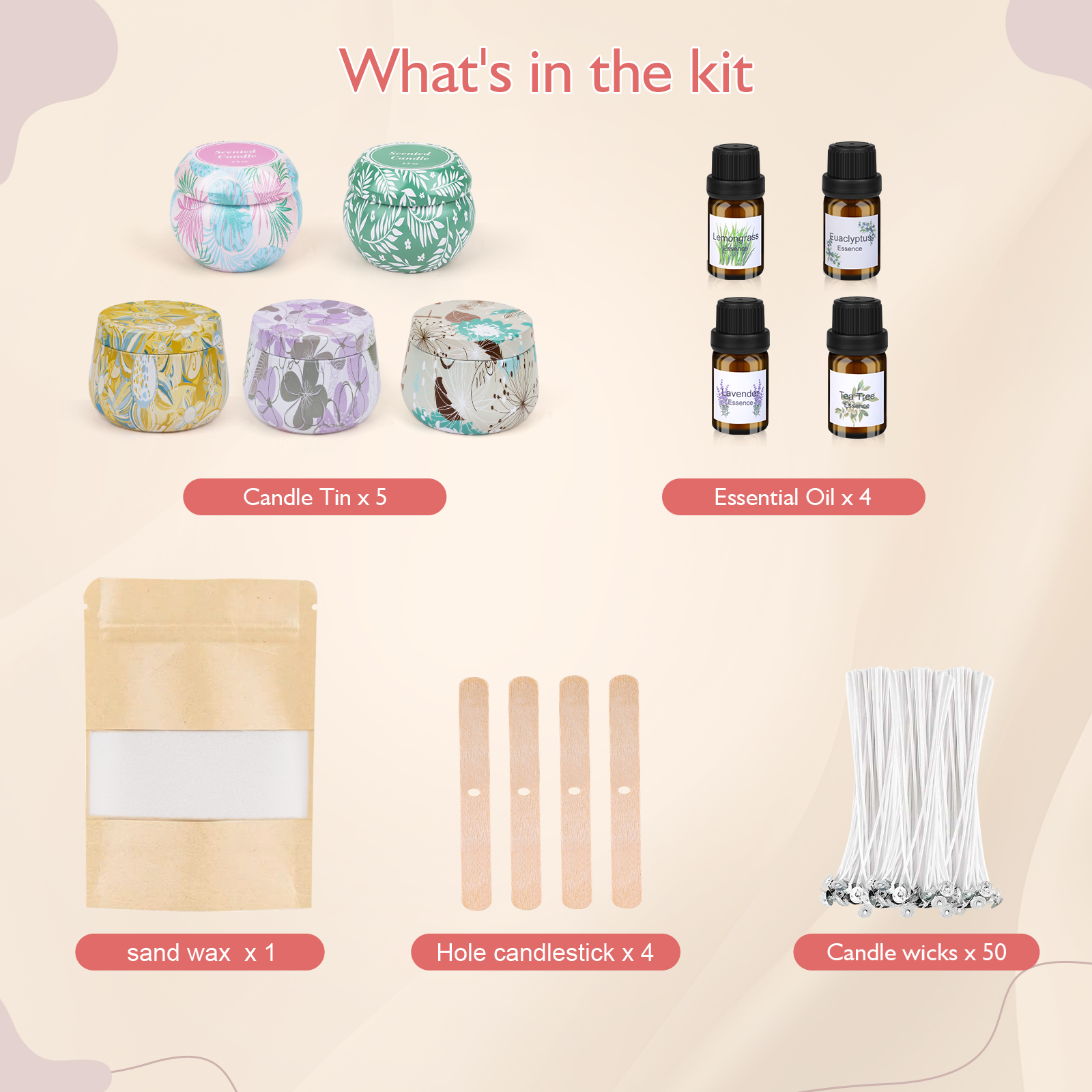 5 DIY Candles